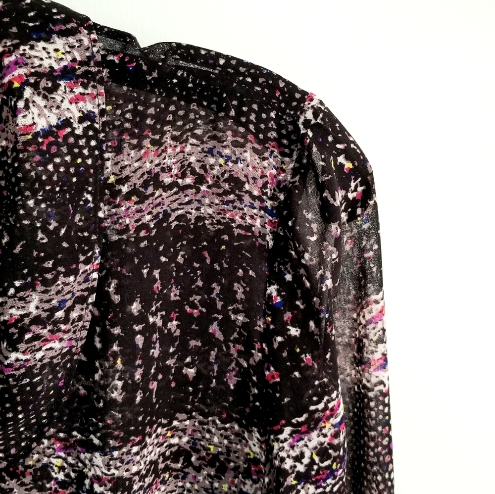 Cabi Snakeskin #3249 Button Down Polyester - image 5